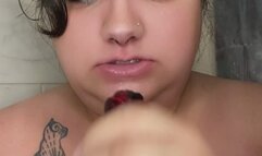 POV Blowjob and Jerking in the Shower