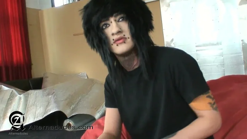 Dalive Tatted Pierced Goth Emo