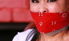 Feisty Hot Tempered Nicole Oring DEMANDS to be Massively GAGGED and Tightly Tied Up as a Co-Operative Captive!