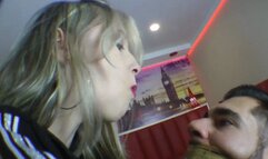 Making My Slave's Mouth a Human Ashtray Part 2 By Penelope Pink And Daniel Santiago Cam By Aline Full HD