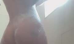 Getting soapy in the bathtub