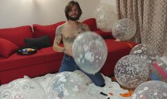 Léo burst clear balloons