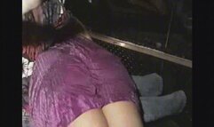 Saucy Spankee Loves Her Gown – especially when Wet!