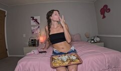 Eating to Fill My Bloated Belly for You 1080p