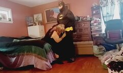 Bat Girl (nurse Vicki) Gives Bat Man a Blow Job!