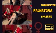 Spanking sissy bitch