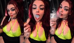 Smoking a Marlboro 100; Pretty on the outside, destroyed on the inside