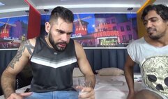 Sever e humiliation with two alphas males with a spit tsunami CLIP 2 - Daniel Santiago and Thalles Jones - Full version in Full HD