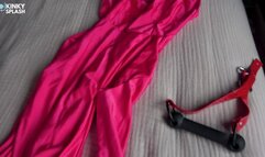 Layering Up With A Toy in my Pussy and Ass