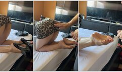 Cum Covered Latina Feet! Vol 1 (Left Side Camera) Full Version