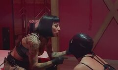 Feminization (Sissification) and Pegging with my big Stap-on for my slut slave