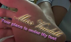 Your place is under My feet