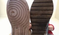 2321 Sneakers trampling with Alexia and Noemie