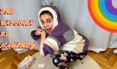 UNICORN IN A FUR COAT CRUSHED A MAGICAL COCK WITH ITS BIG ASS 4K