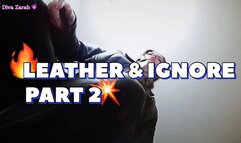 SCHWARZE LEDERHAND „DIE DAME, DIE GLOVES LIEBT“ - Volles Leder Ignore & Worship Part 2