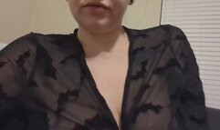 Halloween Burps in My Sheer Top