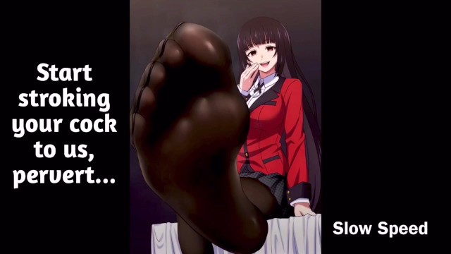 Anime Sock Fetish Hentai - Anime Foot Fetish JOI (Jerk Off Challenge Feet Hentai) Porn Video