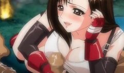 Tifa Lockheart Blowjob and Titjob 640p 60fps