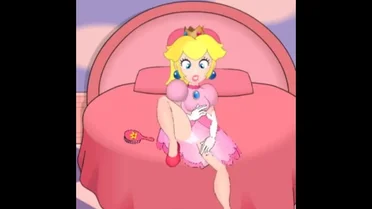 Luigi's Hidden Camera (Peach Masturbating) Porn Video