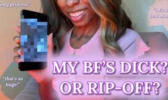 MY BOYFRIEND'S DICK? OR RIPOFF?