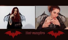 Hot vampire Suck the tits