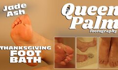 Thanksgiving Foot Bath Featuring Jade Ash