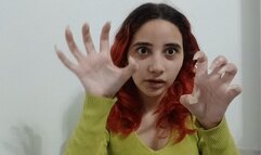 Nails Face Scratching