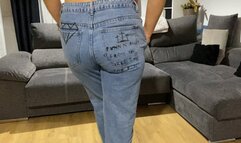 queefing, pussy fart in the jeans