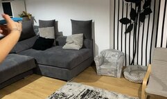 pussy fart in sexy black lingerie