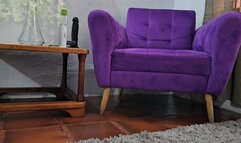 Dildo teasing Goddess in gladiator heels by Milah Arches