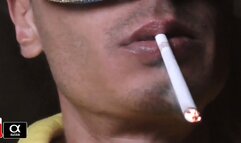 Smoking EVE 120s dangling closeup