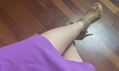 feet in summer sandals