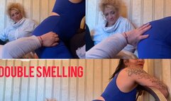 They both smell my wet farts