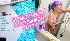 sweaty pee in a pittsburgh potty