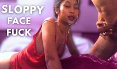 Lucy Dar's Most Sloppiest Face Fuck Ever - DON'T MISS THIS