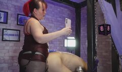 Gode ceinture en cage de chasteté pour mon bichon