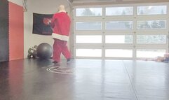 Ballbusting Before the Christmas Party