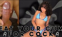 Eat Your Cum For Cock - GAY JOI, ENCOURAGED BI by Goddess Ada