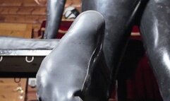 Drink The Sweat Trapped Inside Princess Diss' Latex Catsuit