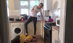 Chelsea's Black Platform High Heels