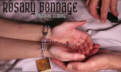 Rosary Bondage Fingernail Clipping
