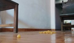 Crushing and trampling in stiletto heels (1)