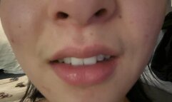 Aurora’s Seductive Teeth and Tongue Play Part 2