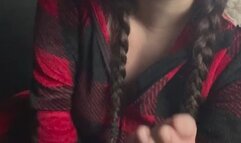 Sexy MILF teaches you to smoke