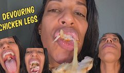 Devouring Chicken Legs nom