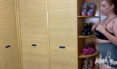 My Sweaty-licking slave dont miss the opportunity to smeel everything he could Milfs Maisa and Suzie slut