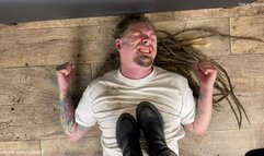 Muddy knee boots worship, spitting, trampling and ignore