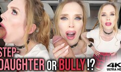 Step-Daddy Destroys Step-Daughters Bullys Throat