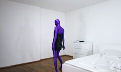 Purple Zentai Girl