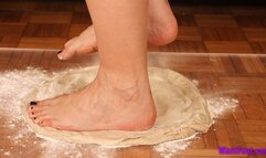 Sensual Dough Crush - Foot Play - HD MP4
